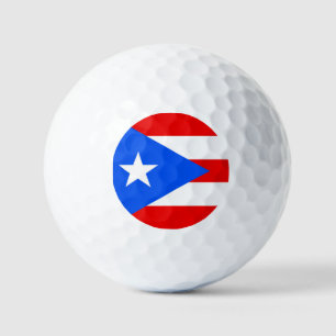 Balles De Golf drapeau de Porto Rico 