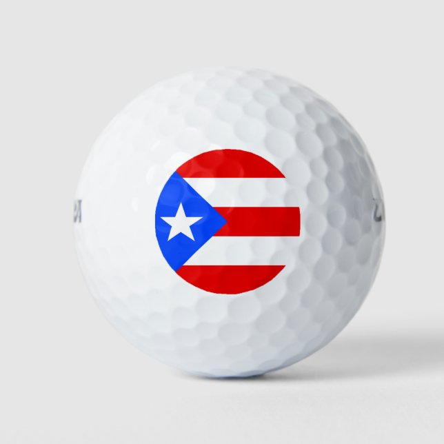Balles De Golf Drapeau de Porto Rico (Devant)