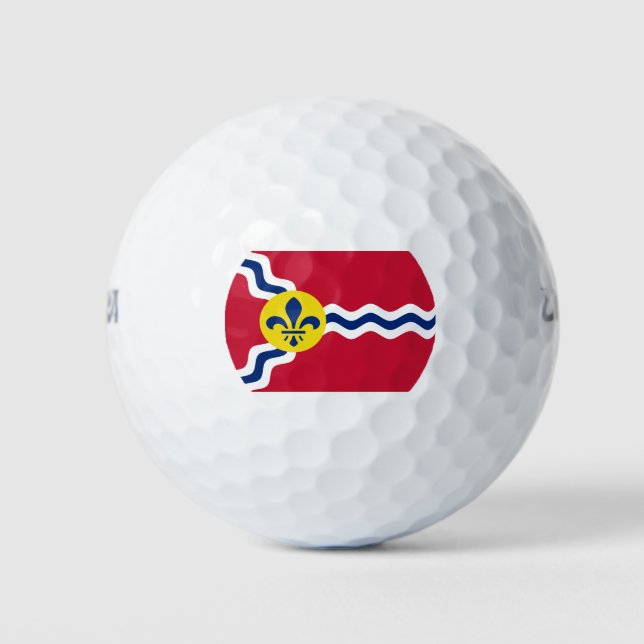 Balles De Golf Drapeau de Saint-Louis (Missouri) (Devant)