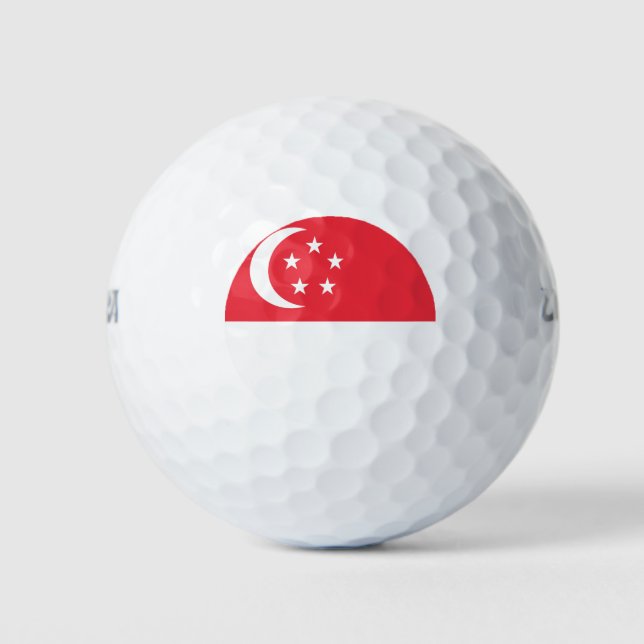 Balles De Golf Drapeau de Singapour (Devant)