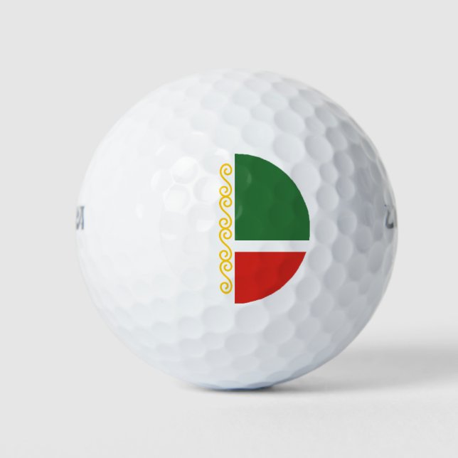 Balles De Golf Drapeau de Tchétchénie (Devant)