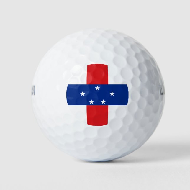 Balles De Golf Drapeau des Antilles néerlandaises (Devant)