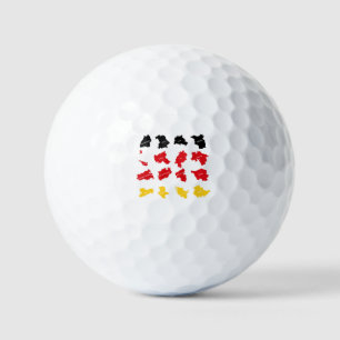 Balles De Golf Drapeau des États allemands