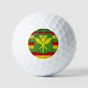 Balles De Golf Drapeau des Hawaïens autochtones