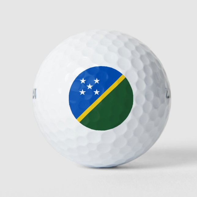 Balles De Golf Drapeau des Îles Salomon (Devant)
