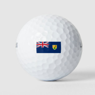 Balles De Golf drapeau des îles turques et caicos