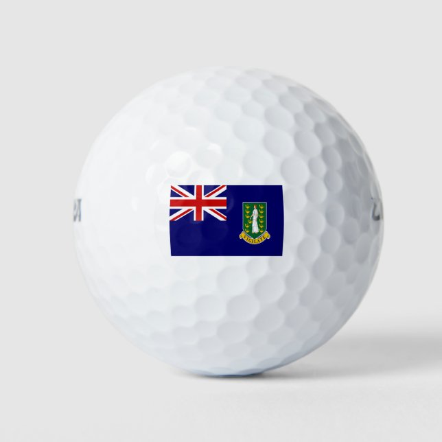 Balles De Golf drapeau des îles vierges britanniques (Devant)