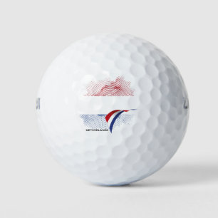 Balles De Golf Drapeau des Pays-Bas