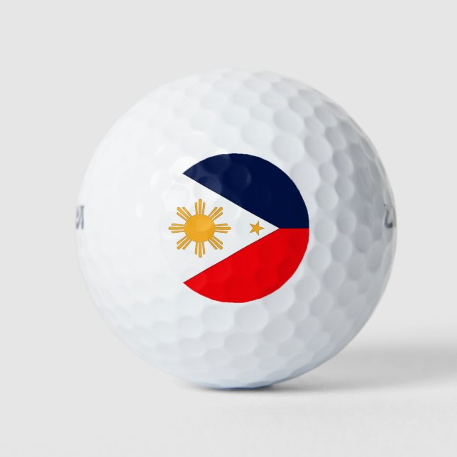 Balles De Golf Drapeau des Philippines (Devant)