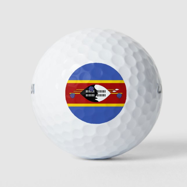 Balles De Golf Drapeau d'Eswatini (Devant)