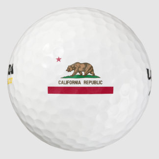 Balles De Golf Drapeau d'État de Californie