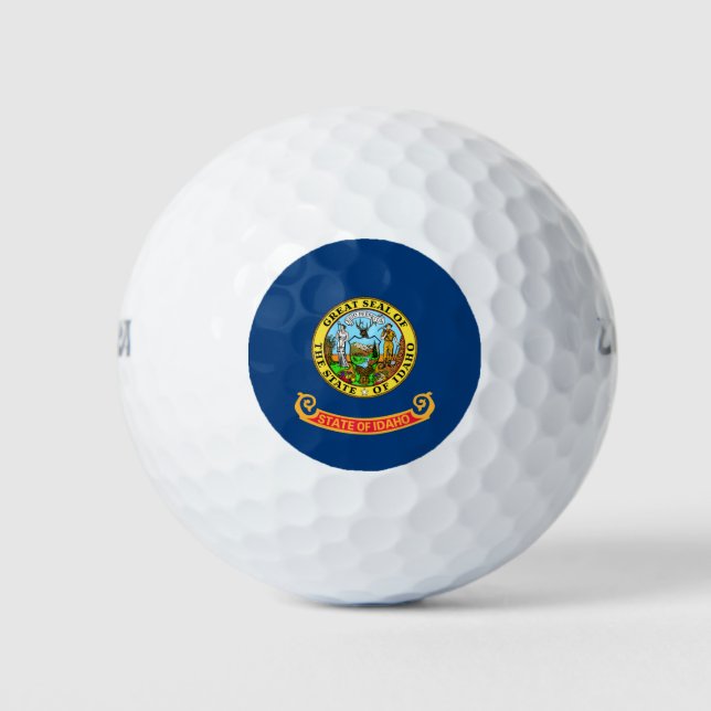 Balles De Golf Drapeau d'État de l'Idaho (Devant)