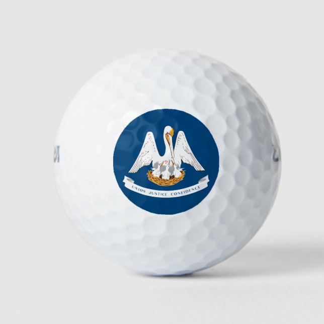 Balles De Golf Drapeau d'État de Louisiane (Devant)