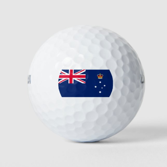 Balles De Golf Drapeau d'État de Victoria (Australie) (Devant)