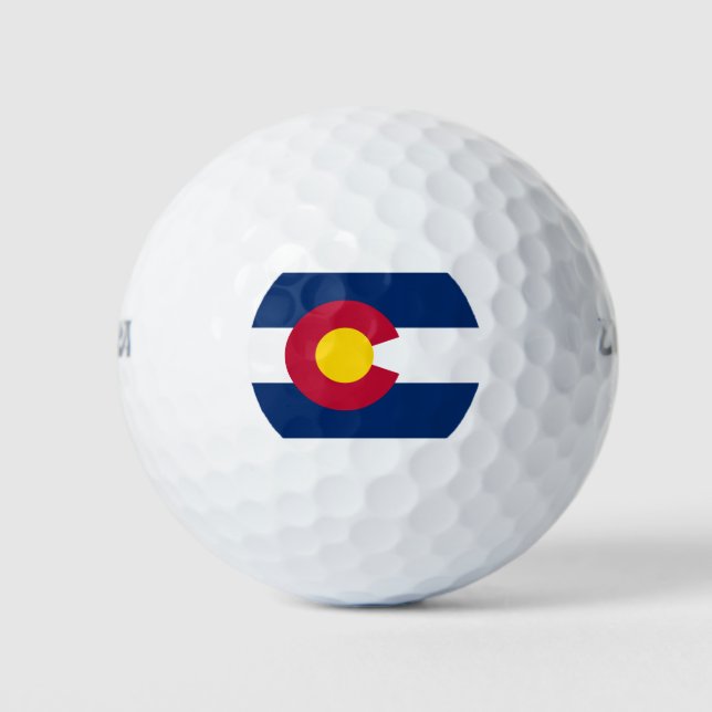 Balles De Golf Drapeau d'Etat du Colorado (Devant)
