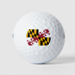 Balles De Golf Drapeau d'État du Maryland