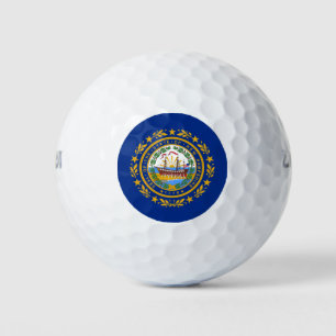 Balles De Golf Drapeau d'Etat du New Hampshire