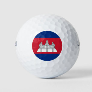 Balles De Golf Drapeau du Cambodge