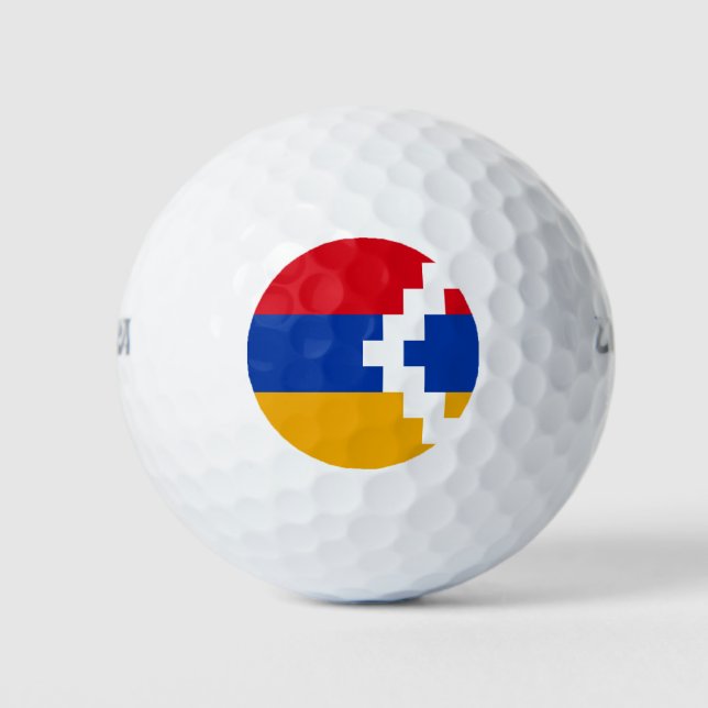 Balles De Golf Drapeau du Haut-Karabakh (Devant)