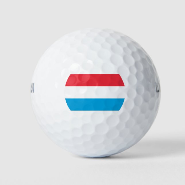 Balles De Golf Drapeau du Luxembourg (Devant)