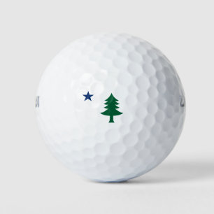 Balles De Golf Drapeau du Maine 1901