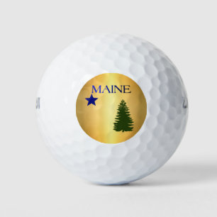 Balles De Golf Drapeau du Maine (1901)