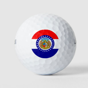 Balles De Golf Drapeau du Missouri