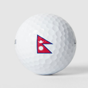 Balles De Golf Drapeau du Népal