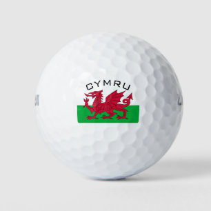 Balles De Golf drapeau du pays de galles