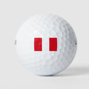 Balles De Golf Drapeau du Pérou