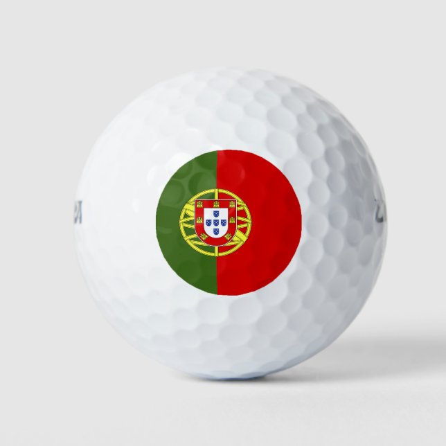 Balles De Golf Drapeau du Portugal (Devant)