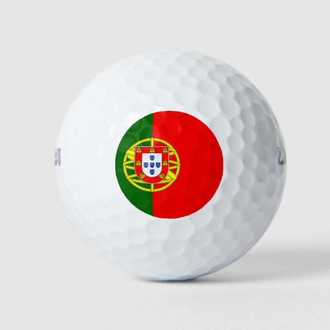 Balles De Golf Drapeau du Portugal (Devant)