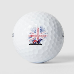 Balles De Golf Drapeau du Royaume-Uni