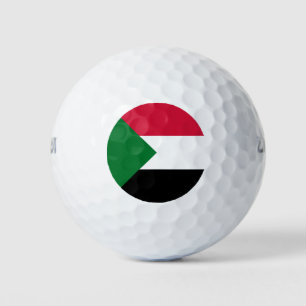 Balles De Golf Drapeau du Soudan