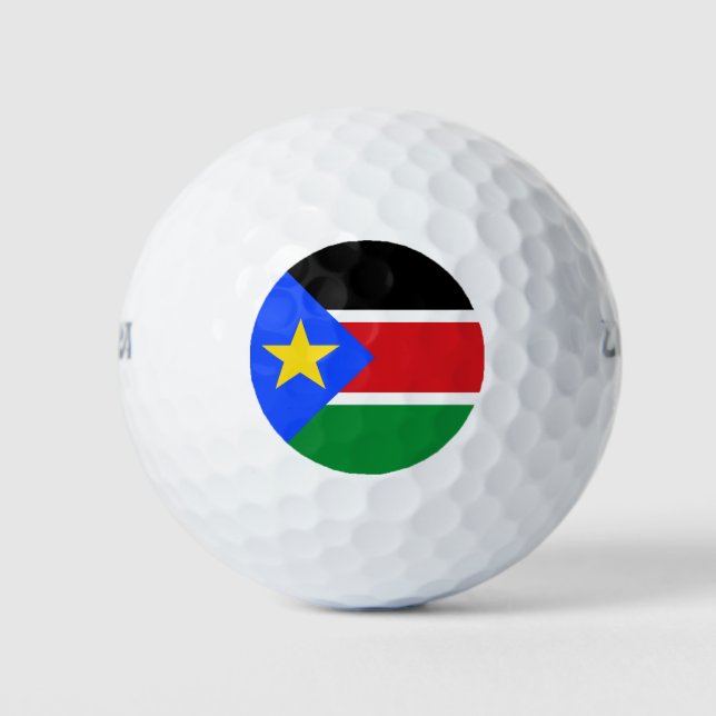 Balles De Golf Drapeau du Soudan du Sud (Devant)