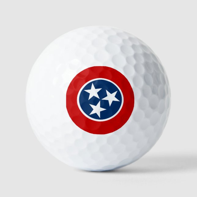 Balles De Golf Drapeau du Tennessee (Recto)