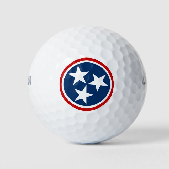 Balles De Golf Drapeau du Tennessee (Devant)