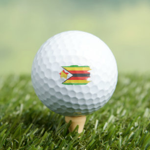 Balles De Golf Drapeau du Zimbabwe bracelet, drapeau national