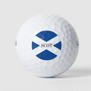 Balles De Golf Drapeau écossais de la coutume écossaise Wilson 50