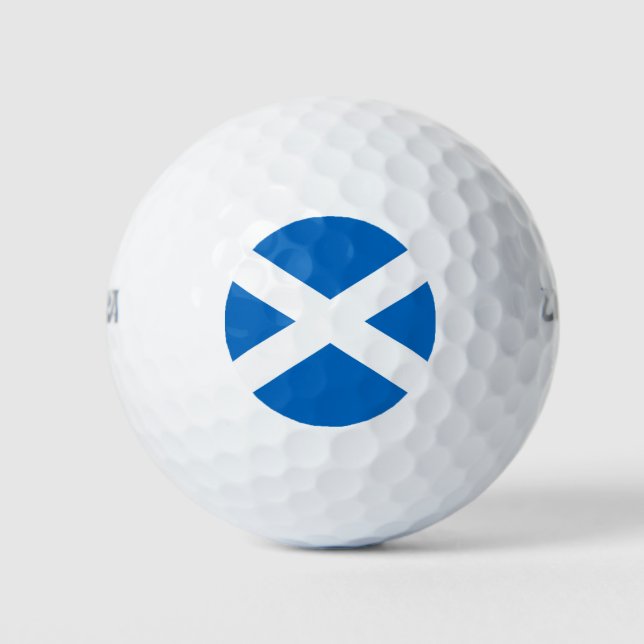 Balles De Golf Drapeau écossais Golf Balls (Devant)