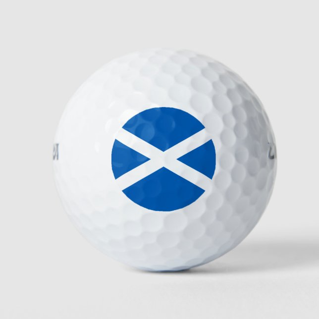 Balles De Golf Drapeau écossais (Saltire) (Drapeau écossais) (Devant)