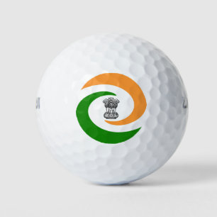 Balles De Golf Drapeau en spirale indienne