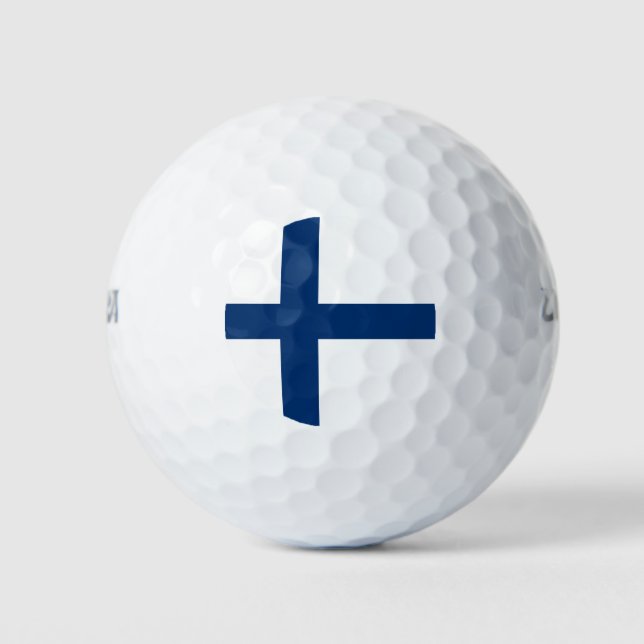 Balles De Golf Drapeau Finlande (Devant)
