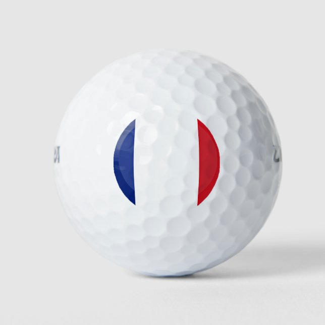 Balles De Golf Drapeau France (Devant)