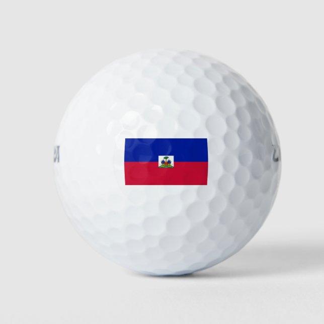 Balles De Golf Drapeau Haïti (Devant)