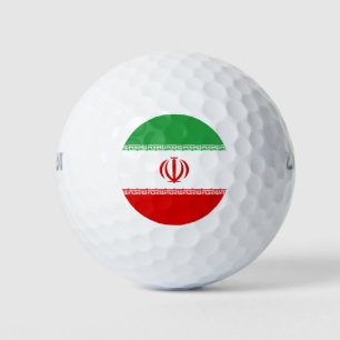 Balles De Golf Drapeau iranien (Iran) (Persan)