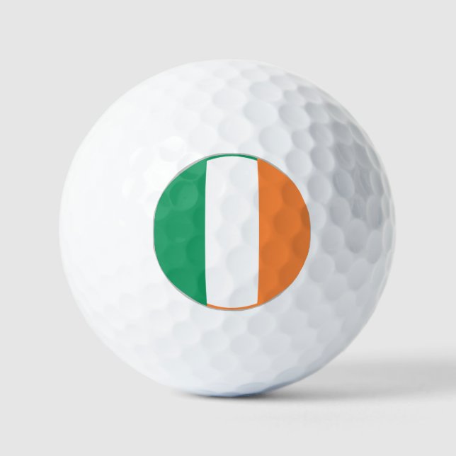 Balles De Golf Drapeau irlandais (Recto)