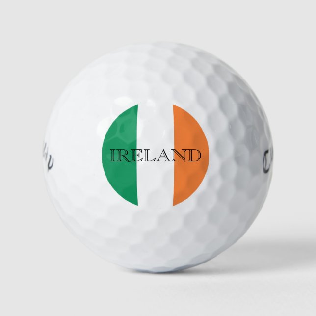 Balles De Golf Drapeau irlandais cwb (Devant)