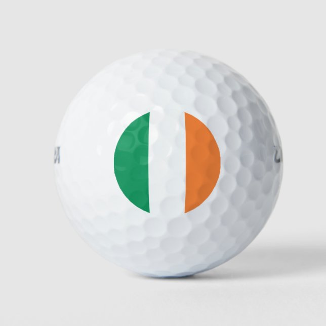 Balles De Golf Drapeau irlandais (République d'Irlande) (ROI) (Ei (Devant)
