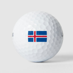 Balles De Golf Drapeau islandais
